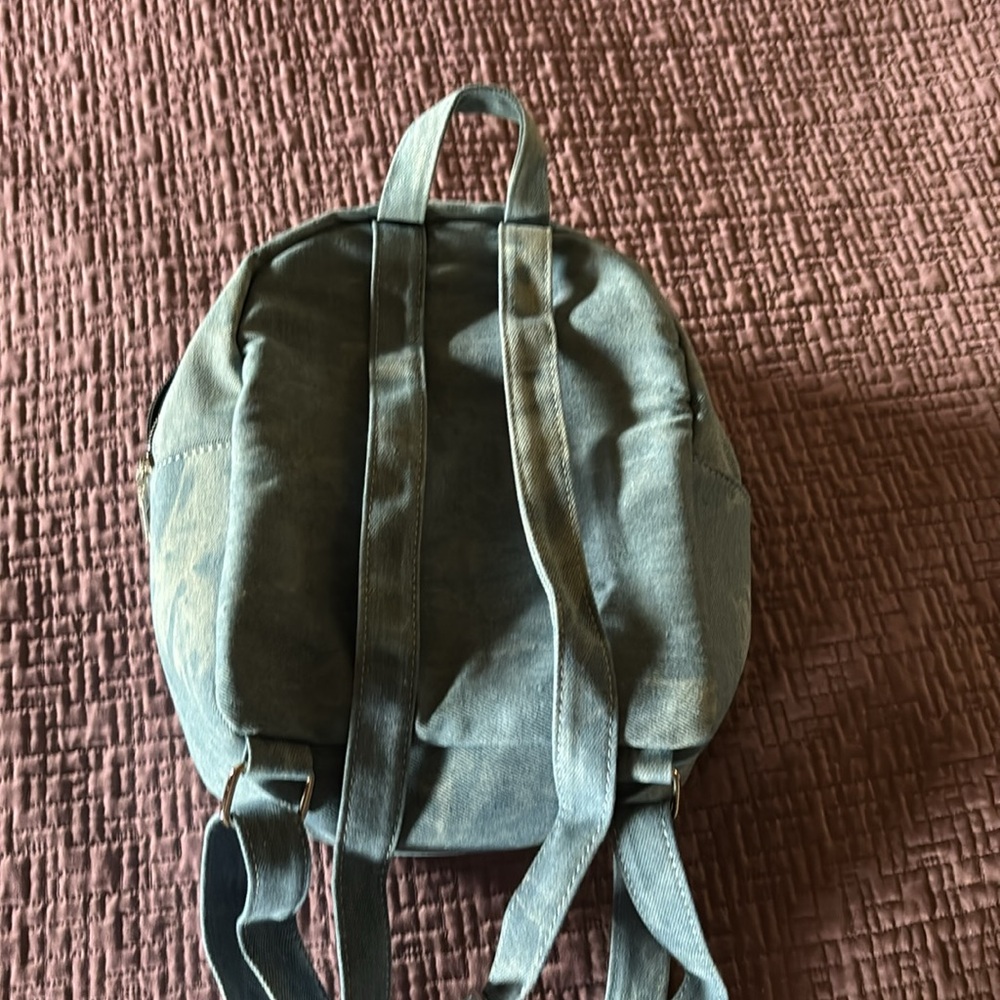 Blue Denim Backpack - Picture 2 of 6